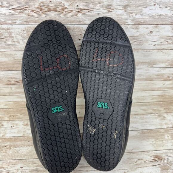 SAS Liberty Black Leather Slip Resistant Lace Up Work Shoes Women's Size 12W - Picture 7 of 9